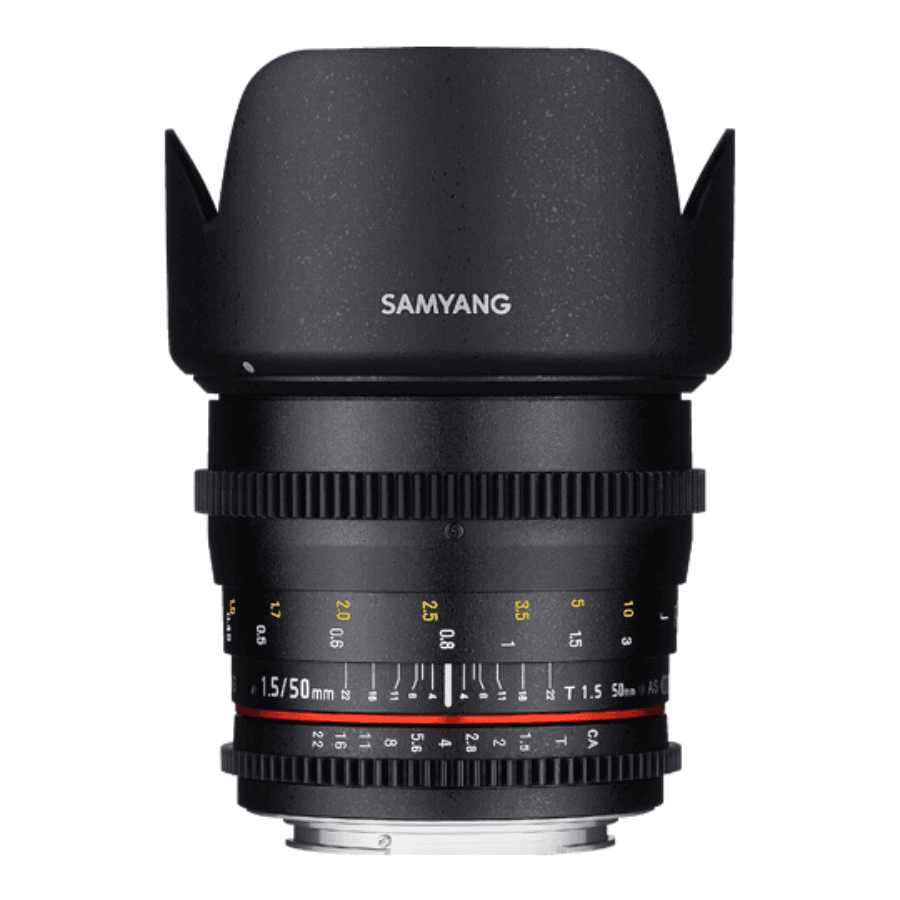 LENTE CINE SAMYANG CANON EF 50MM T/1.5 AS UMC