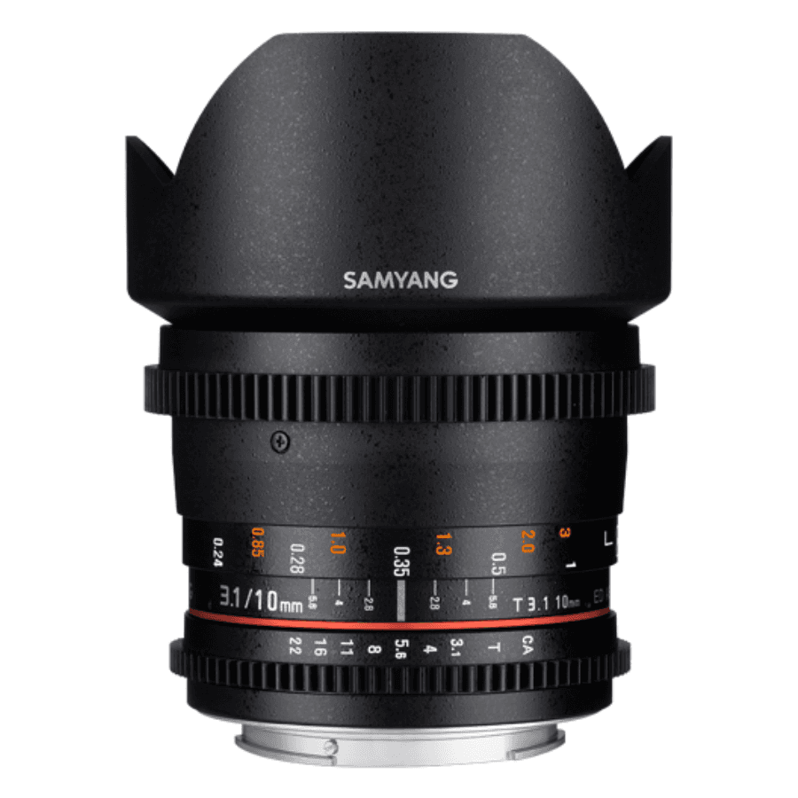 LENTE CINE SAMYANG CANON EF 10MM T3.1 ED AS NCS II
