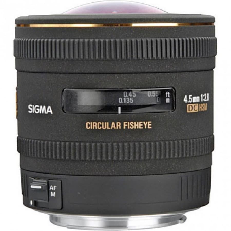 Lente SIGMA CANON DC 4.5MM F2.8 EX FISHEYE CIRCUL