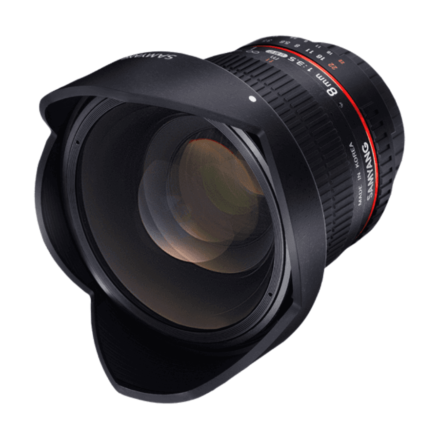 Lente SAMYANG PANASONIC MF 8MM F/3.5 MFT APS-C