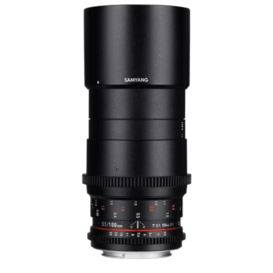 LENTE CINE SAMYANG NIKON VDSIR 100MM T/3.1 MACRO U