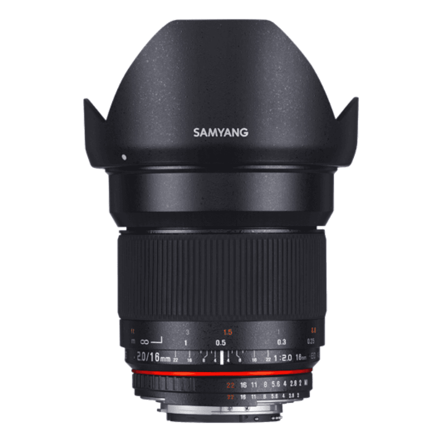LENTE SAMYANG FUJI MF DSLR 16MM F/2,0 X APS-C