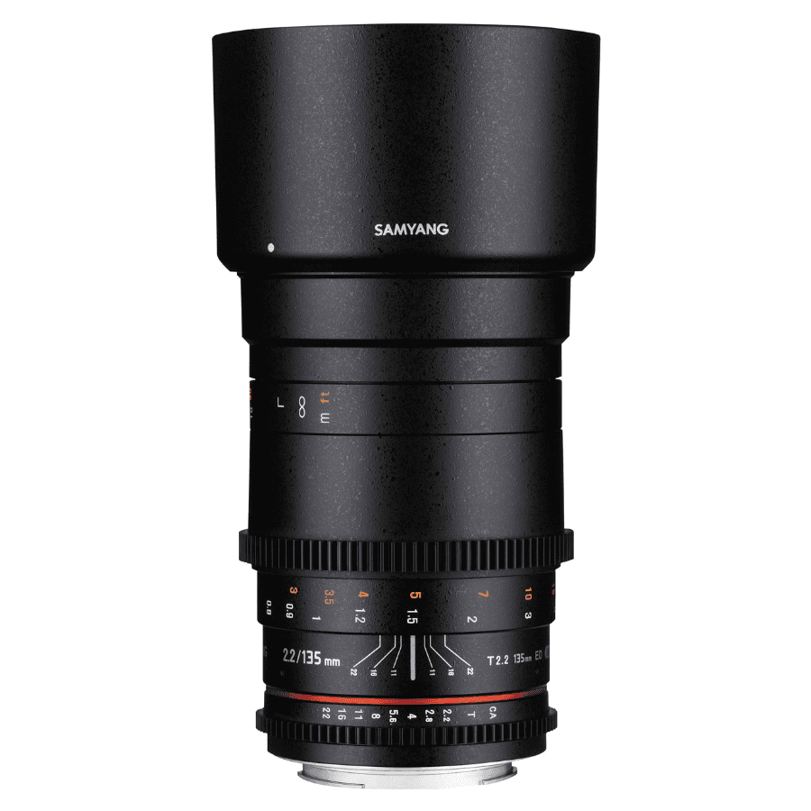 LENTE CINE SAMYANG NIKON VDSLR 135MM T/2.2 ED UMC