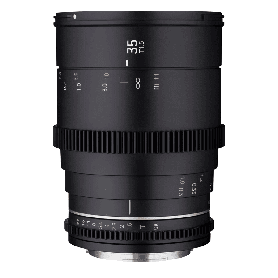 LENTE CINE SAMYANG NIKON VDSLR 35MM T/1.5 II AS UM