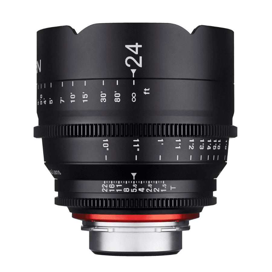 LENTE CINE SAMYANGTEN CON 24MM T/1.5 EF F