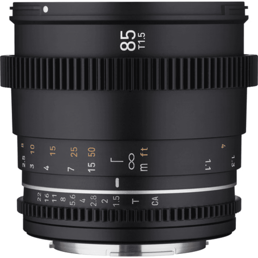 LENTE CINE SAMYANG CANON VDSLR 85MM T1.5 II EF F