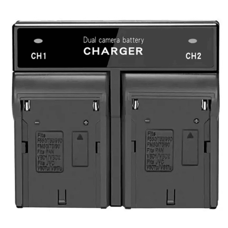 Cargador P/Batería NP550/970 Doble