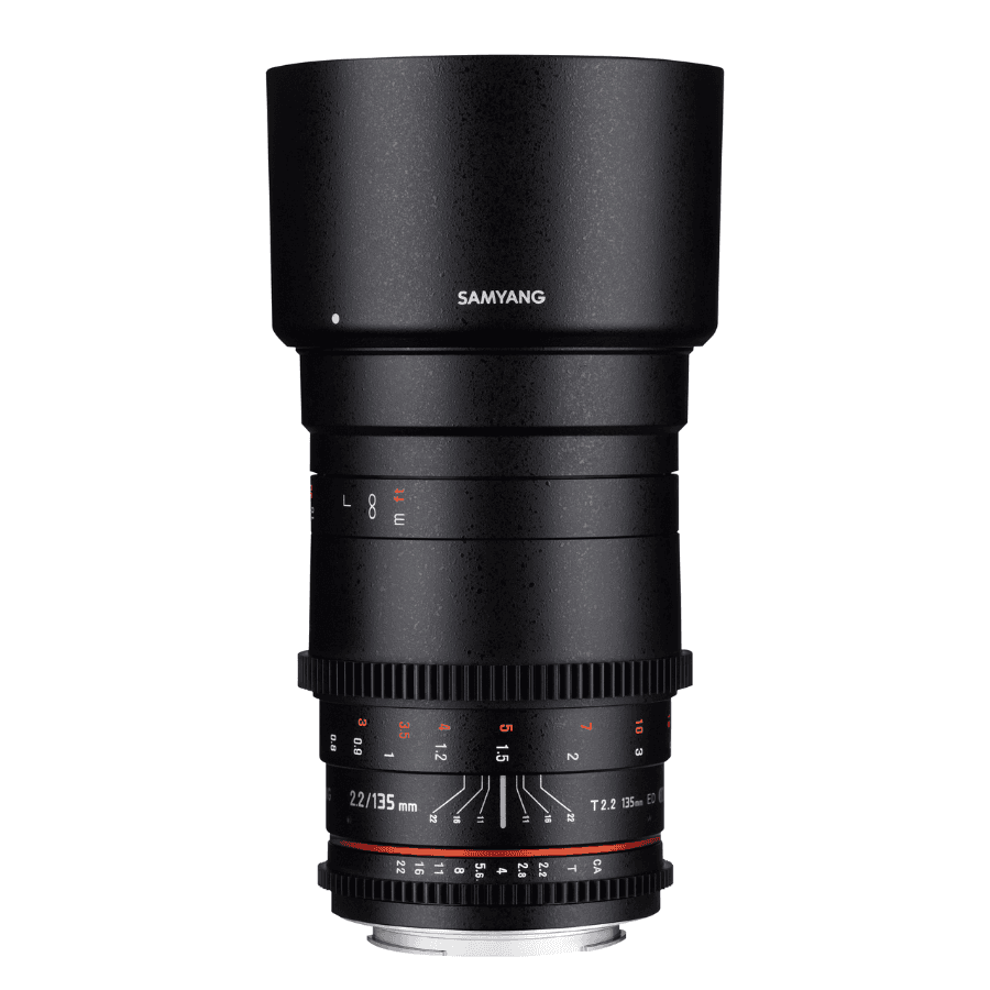 LENTE CINE SAMYANG CANON VDSLR 135MM T2.2 FF