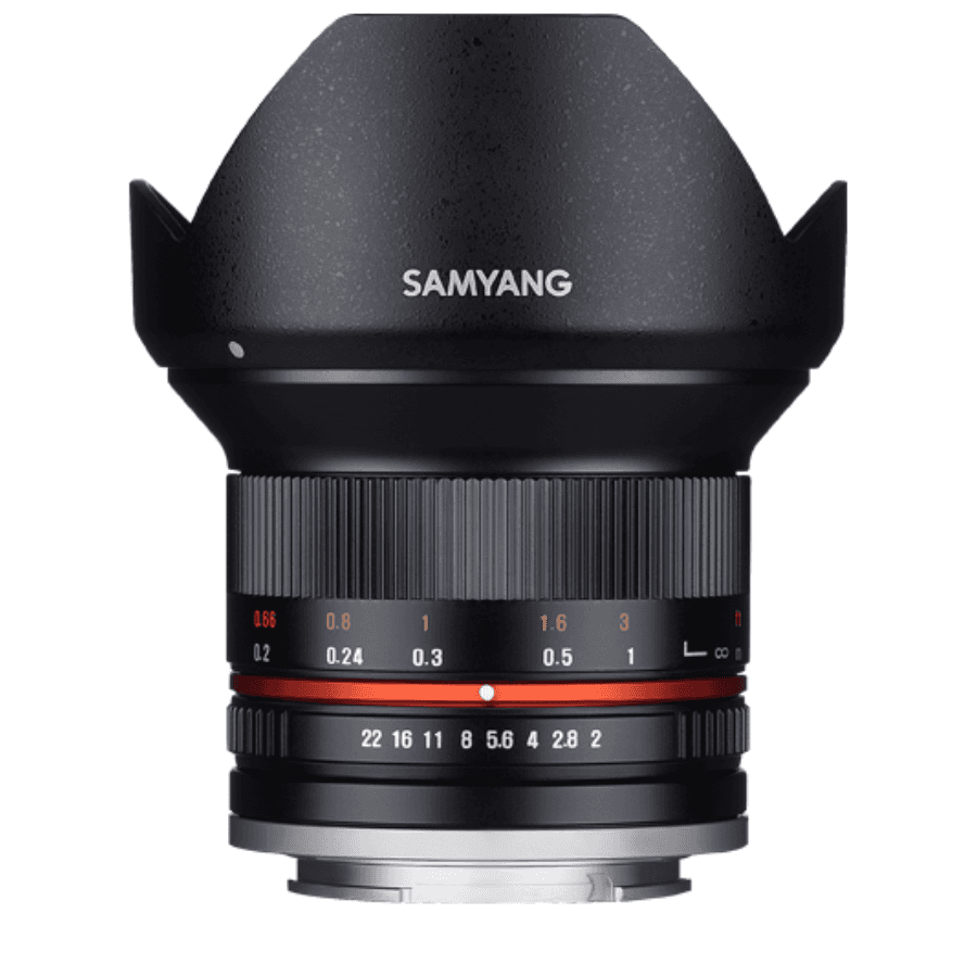 LENTE SAMYANG FUJI MF CSC 12MM F2.0 X-MOUNT APS-C