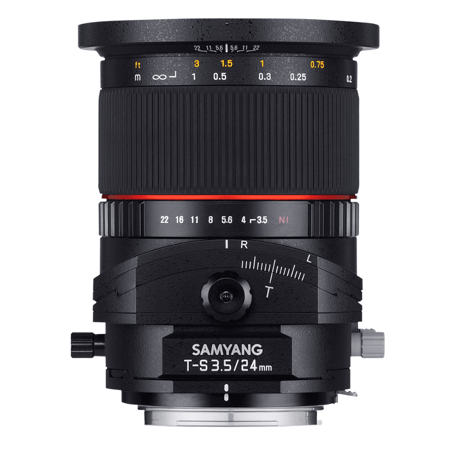 Lente SAMYANG CANON MF DSLR 24MM F3.5 TILT-SHIFT