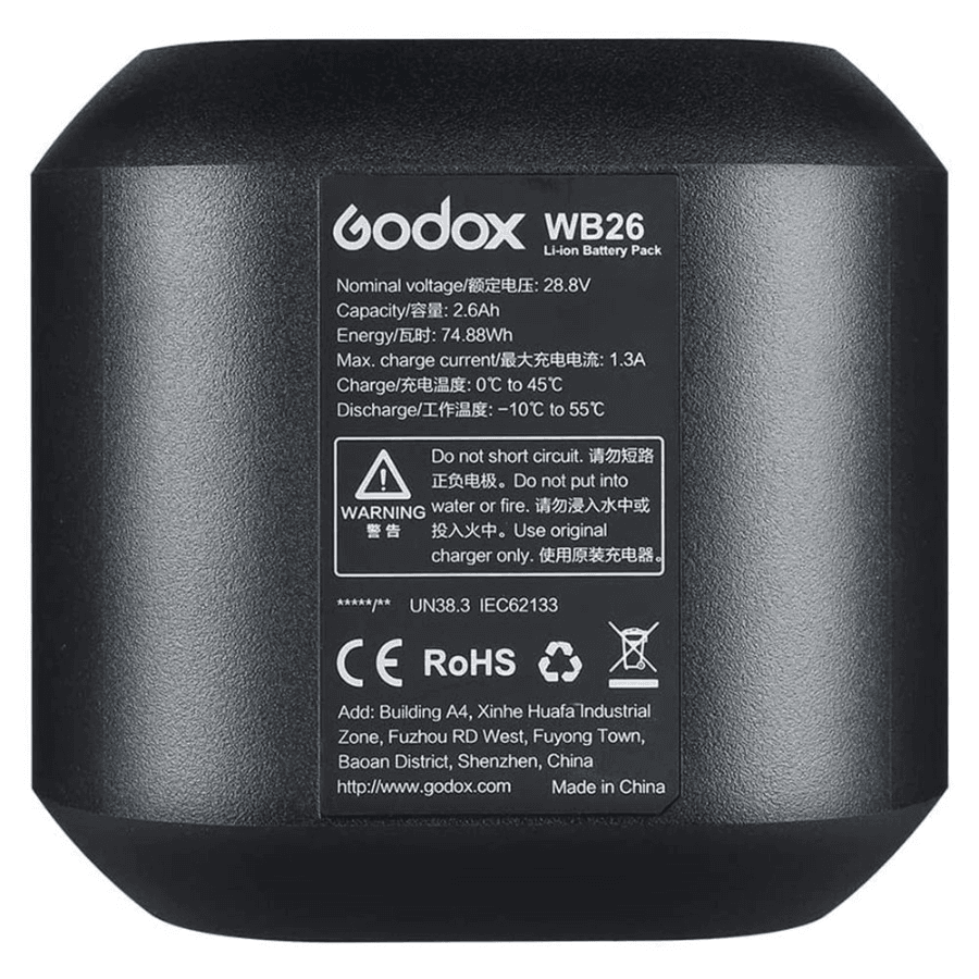 Batería GODOX WB26 P/AD600 PRO