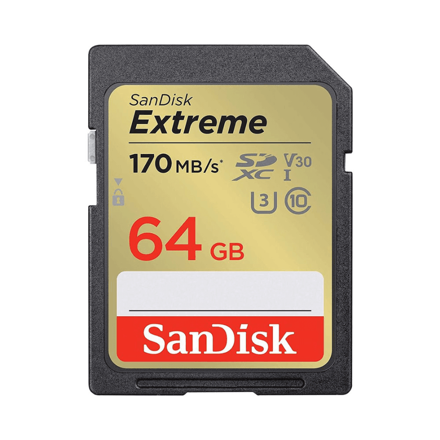 Memoria SANDISK SD 64GB EXTREME 170MB/S V30