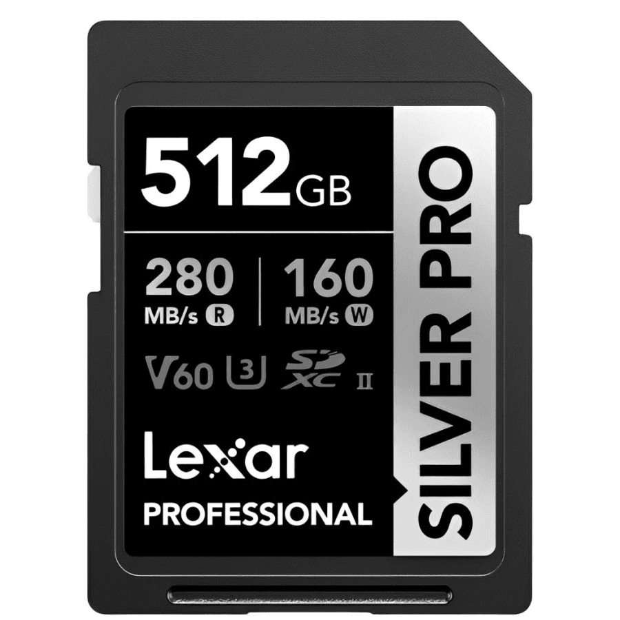 Memoria LEXAR SD 512GB SILVER PRO 280-160MB/S V60