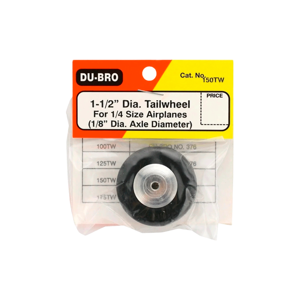 RODA DUBRO 1.50" DIA TAILWHEEL 1/4 DUB150TW