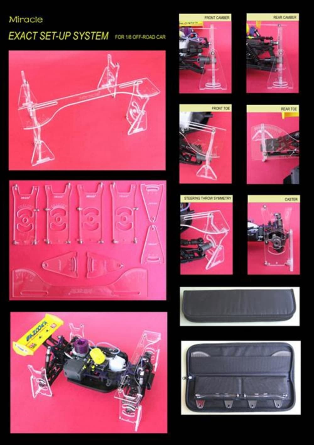 MIRACLE 1/8 CAR SETTING SYSTEM K-002