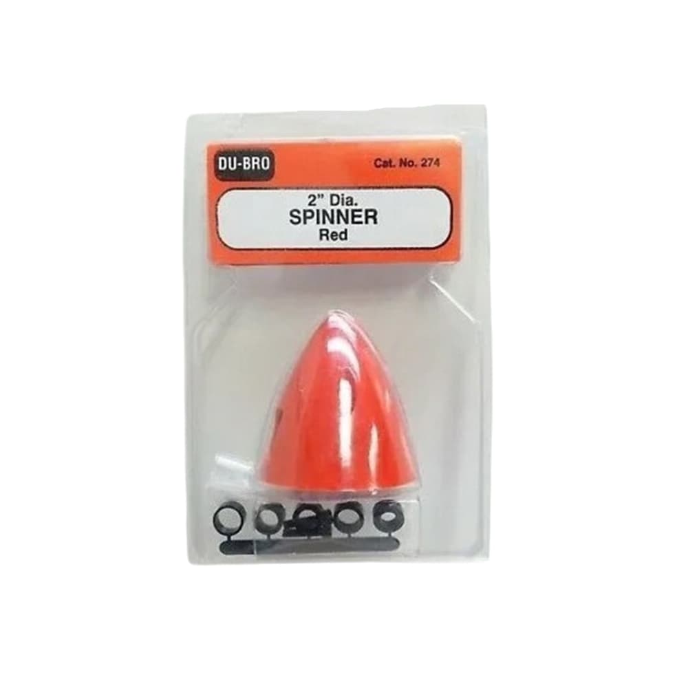 SPINNER DUBRO 2" RED (2-BLADE) DUB274