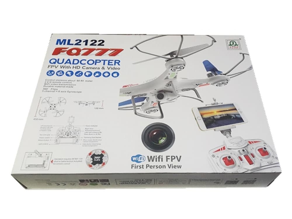QUADROCOPTERO C/FPV WI-FI ML2122 "FQ777"