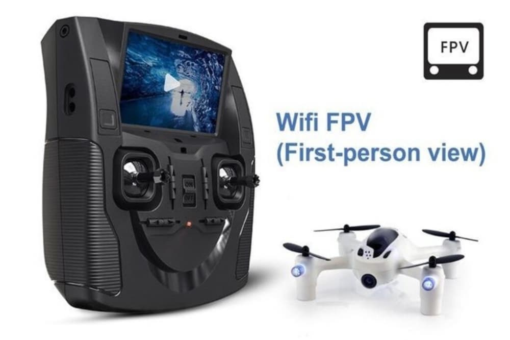 HELIC. QUADRICOPTER HUBSAN "H107D+"C/FPV