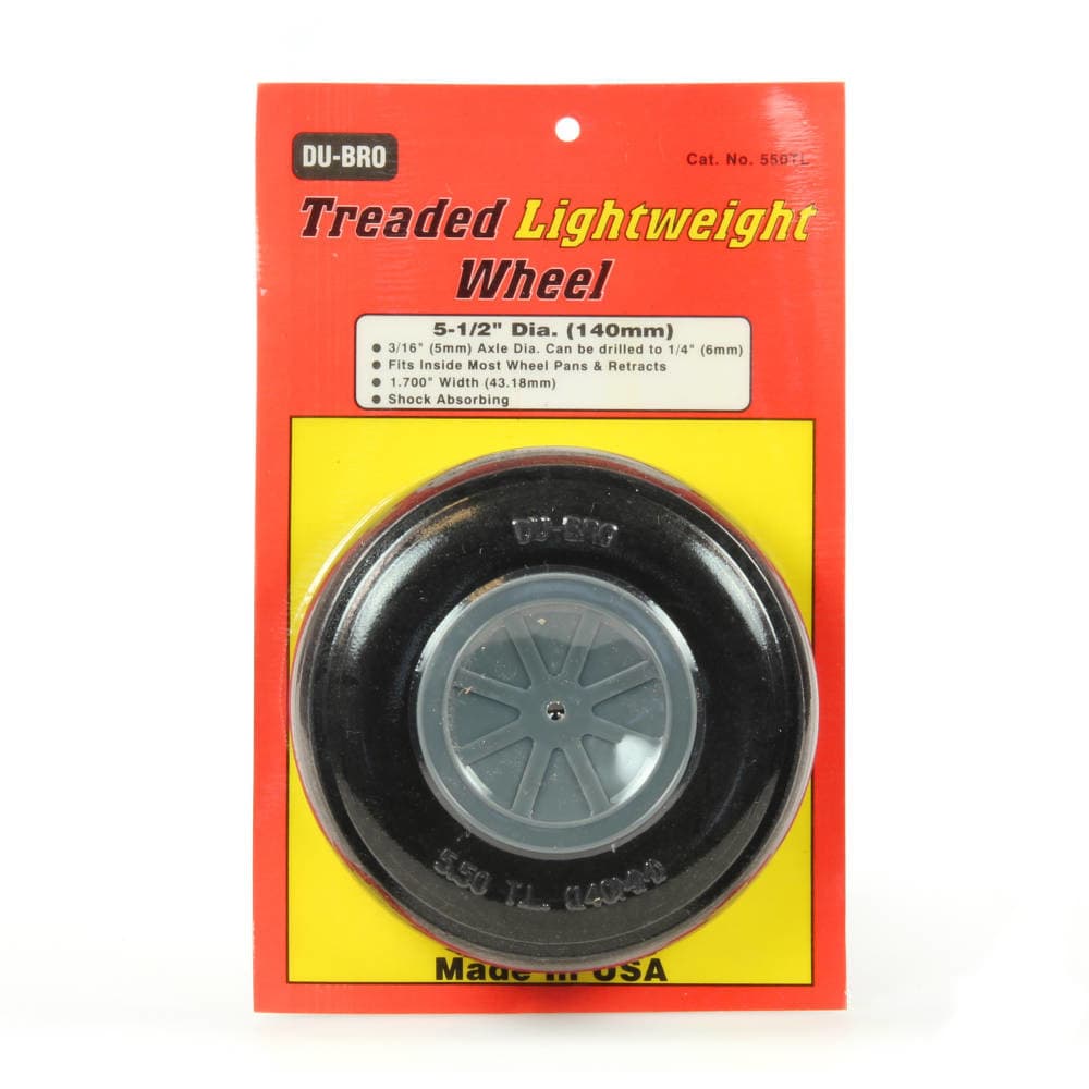 RODA DUBRO 5" DIA TREADED LIGHTWEIGHT DUB500TL