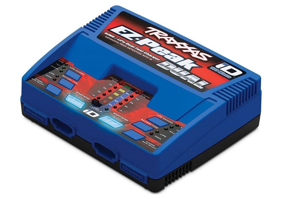 Cargador TRAXXAS DUAL #2972 + 2 Batería 3S #2872X 2990