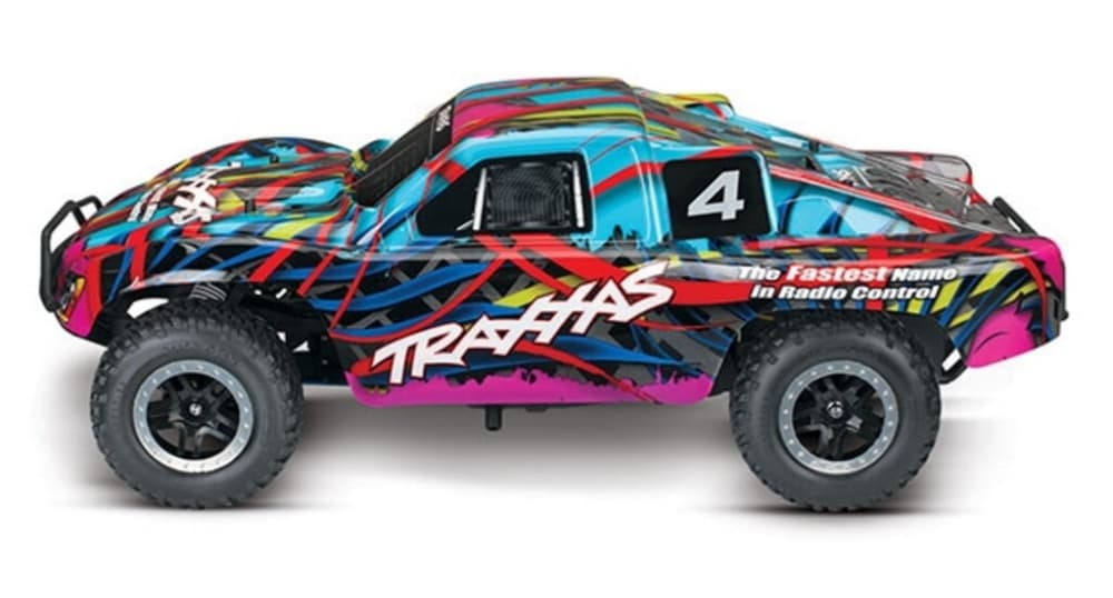 CARRO TRAXXAS 1/10 NITRO SLASH RTR 2WD TSM HAWAIIAN 44056-3