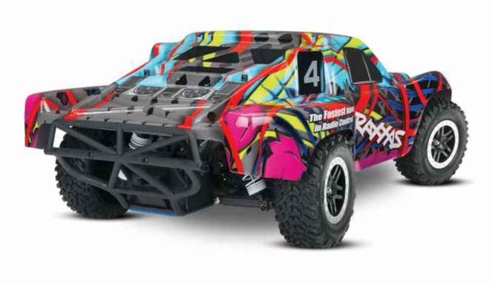 CARRO TRAXXAS 1/10 NITRO SLASH RTR 2WD TSM HAWAIIAN 44056-3