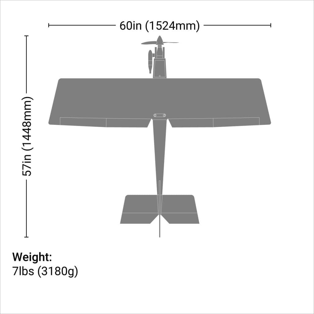AVIÃO HANGAR ULTRA STICK 10CC ARF 60" HAN2345
