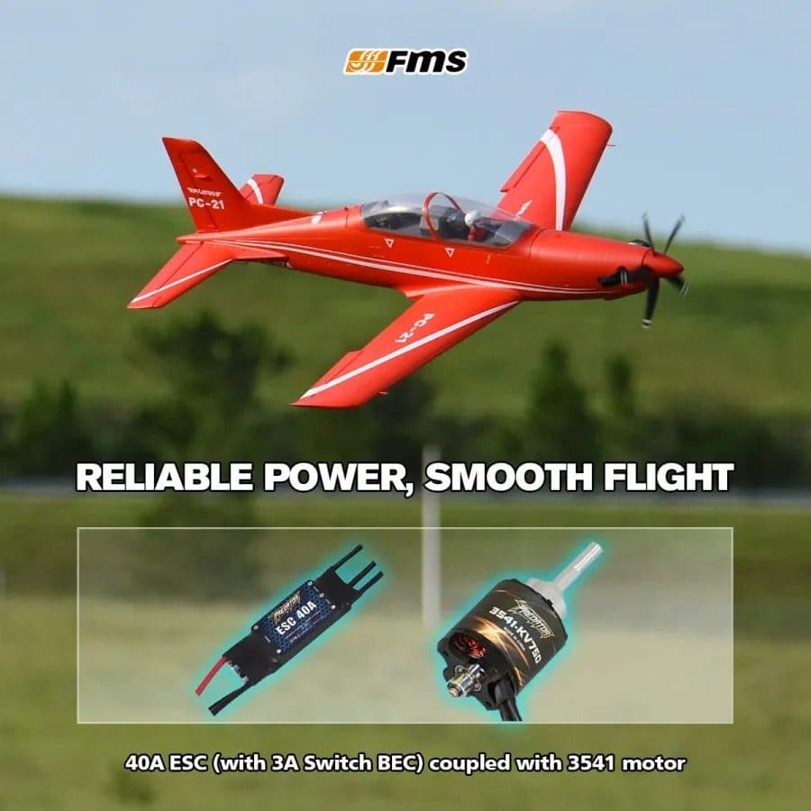 AVIAO FMS PC-21 PNP 1100MM PILATUS FMS087P