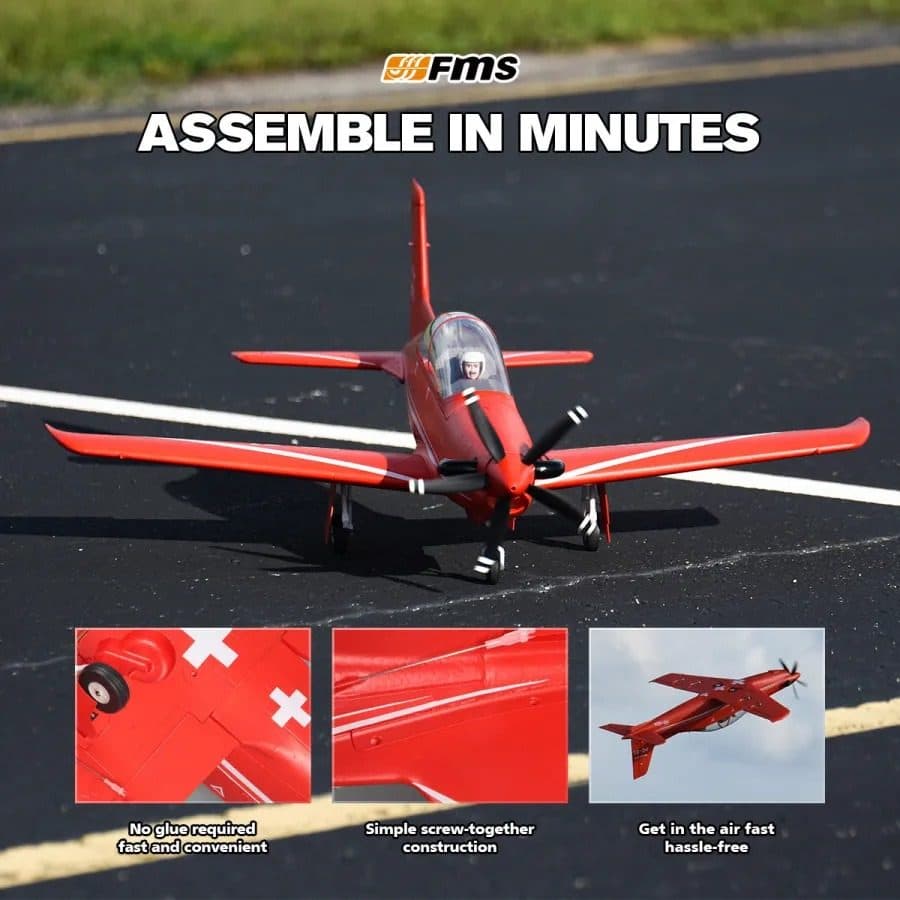 AVIAO FMS PC-21 PNP 1100MM PILATUS FMS087P