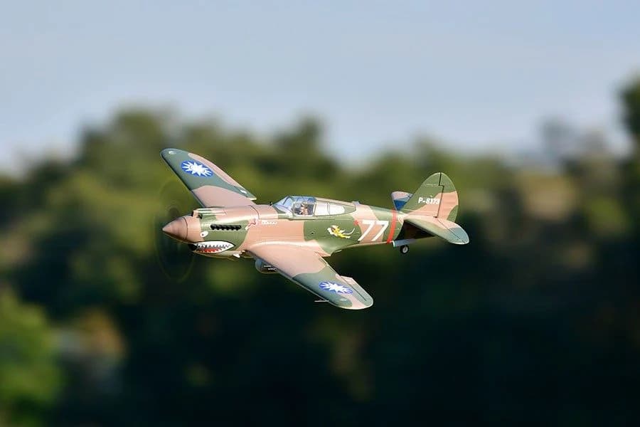 AVIAO FMS P-40B FLYING TIGER AIRCRAFT 980MM PNP FMS075P