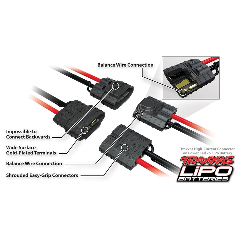 Batería TRAXXAS 7.4V 5000MAH 25C LIPO 2842X