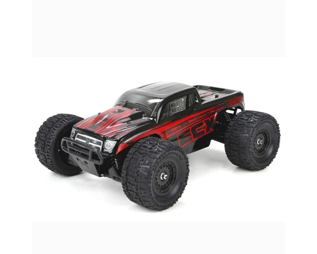 CARRO ECX RUCKUS 1/18 TRUCK 4WD BLC/RED ECX01000T1