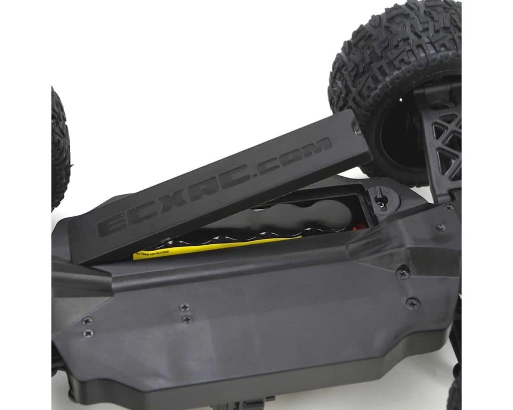 CARRO ECX RUCKUS 1/18 TRUCK 4WD BLC/RED ECX01000T1