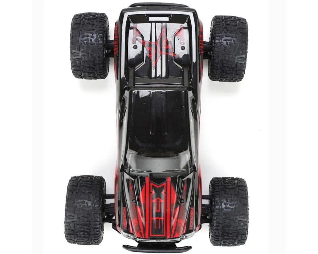 CARRO ECX RUCKUS 1/18 TRUCK 4WD BLC/RED ECX01000T1
