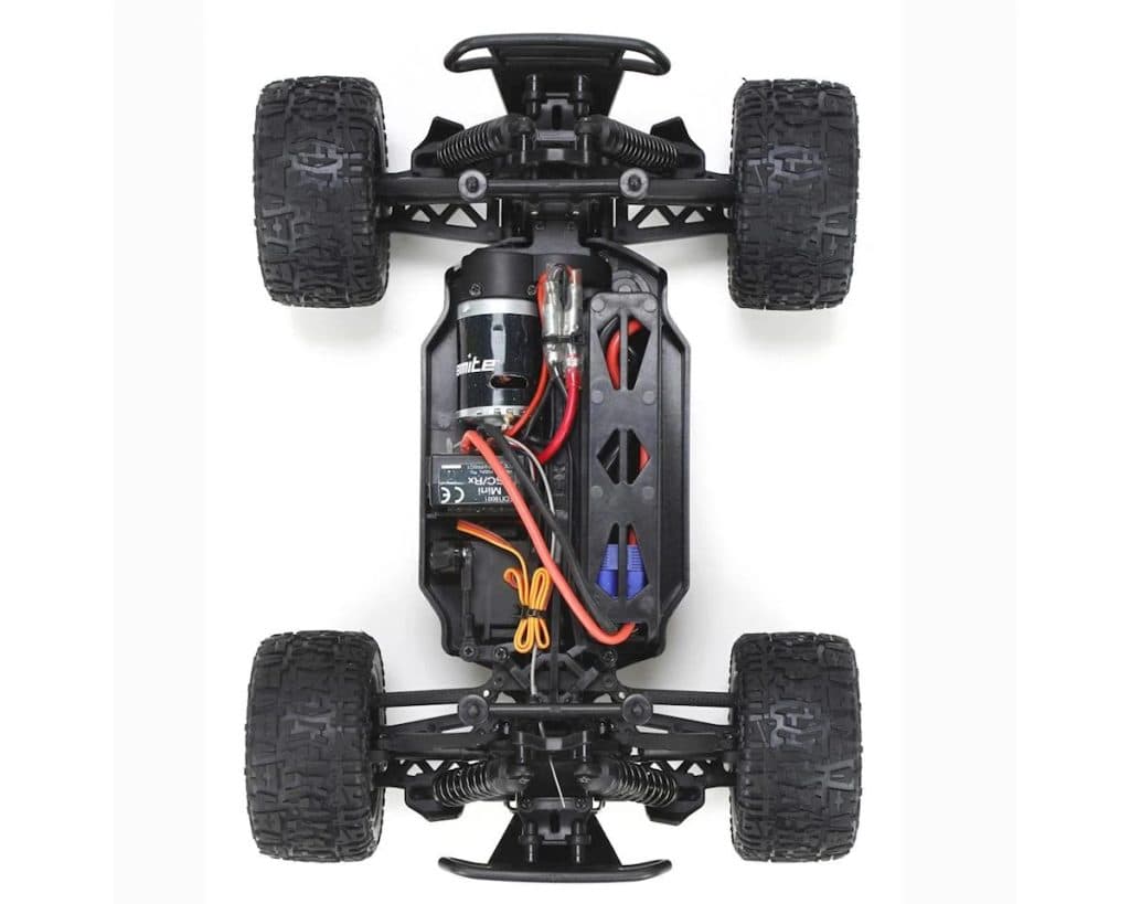 CARRO ECX RUCKUS 1/18 TRUCK 4WD BLC/RED ECX01000T1