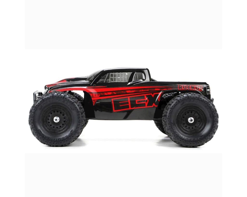 CARRO ECX RUCKUS 1/18 TRUCK 4WD BLC/RED ECX01000T1