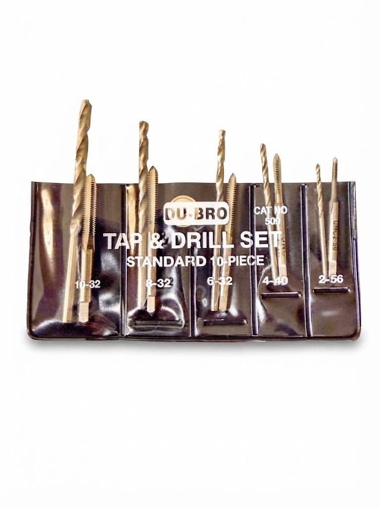 DUBRO METRIC TAP/DRILL SET (10PCS) DUB510