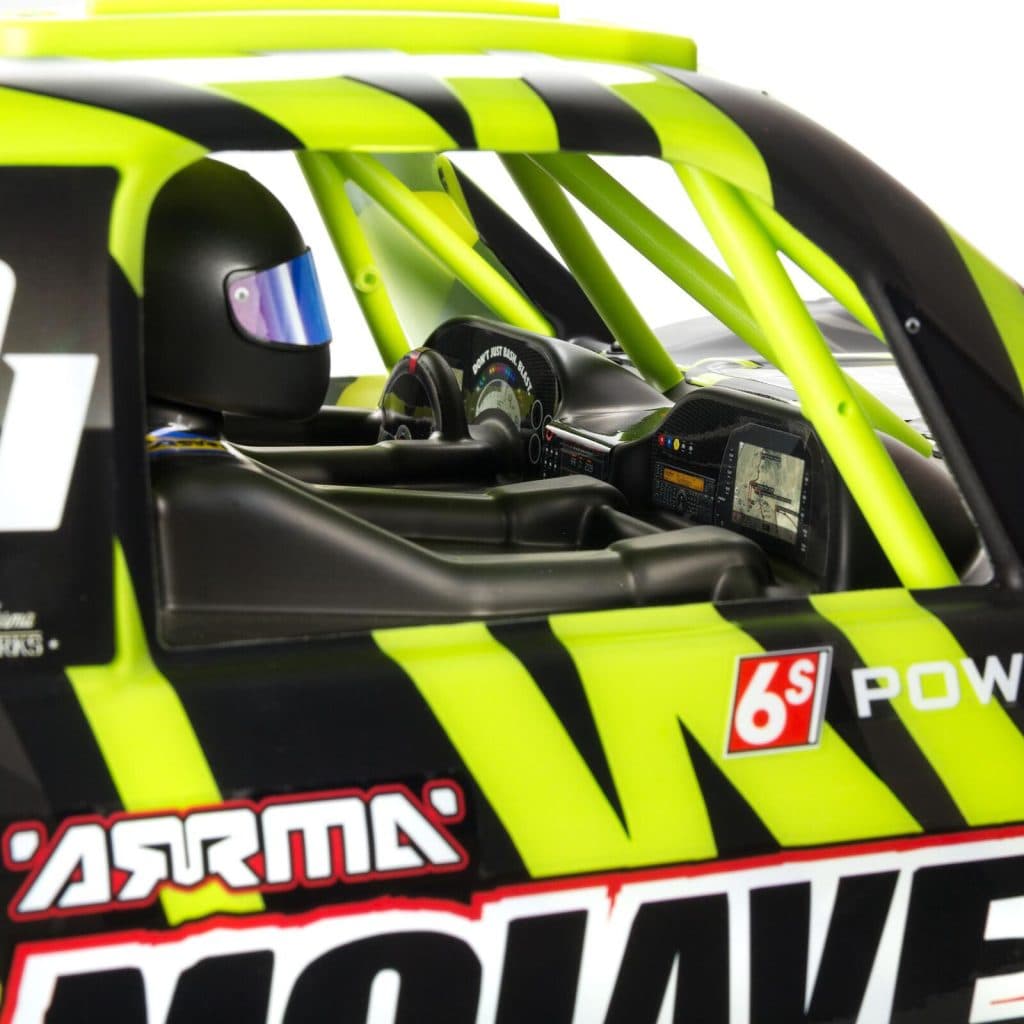 CARRO ARRMA 1/7 MOJAVE 6S 4WD BLX DESERT RTR Verde/Negro ARA7604V2T1