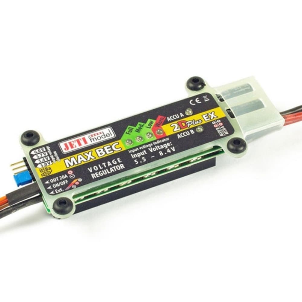 JETI MAX BEC 2D PLUS EX VOLTAGE REGULATOR JETI-MB2-DP