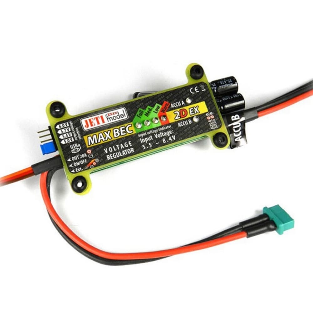 JETI MAX BEC 2D PLUS EX VOLTAGE REGULATOR JETI-MB2-DP