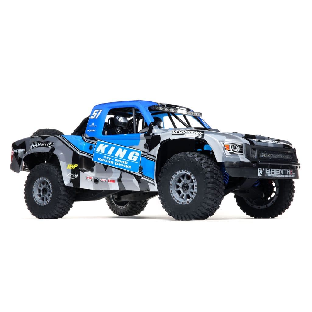 CARRO LOSI 1/6 SUPER BAJA REY 2.0 4WD RTR KING SHOCKS BLUE LOS05021T2