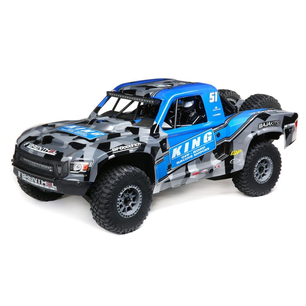 CARRO LOSI 1/6 SUPER BAJA REY 2.0 4WD RTR KING SHOCKS BLUE LOS05021T2