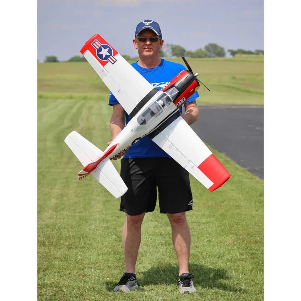 AVIÃO E-FLITE T-28 TROJAN 1.2M PNP con SMART EFL18375