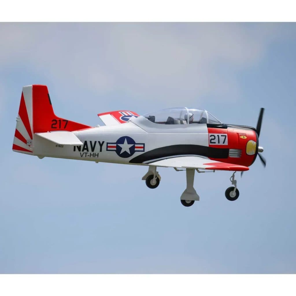 AVIÃO E-FLITE T-28 TROJAN 1.2M PNP con SMART EFL18375