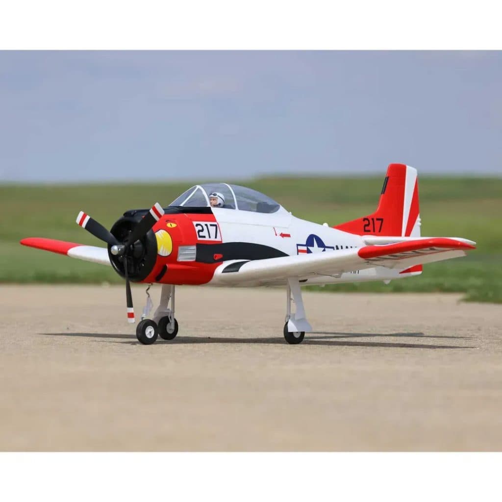 AVIÃO E-FLITE T-28 TROJAN 1.2M PNP con SMART EFL18375