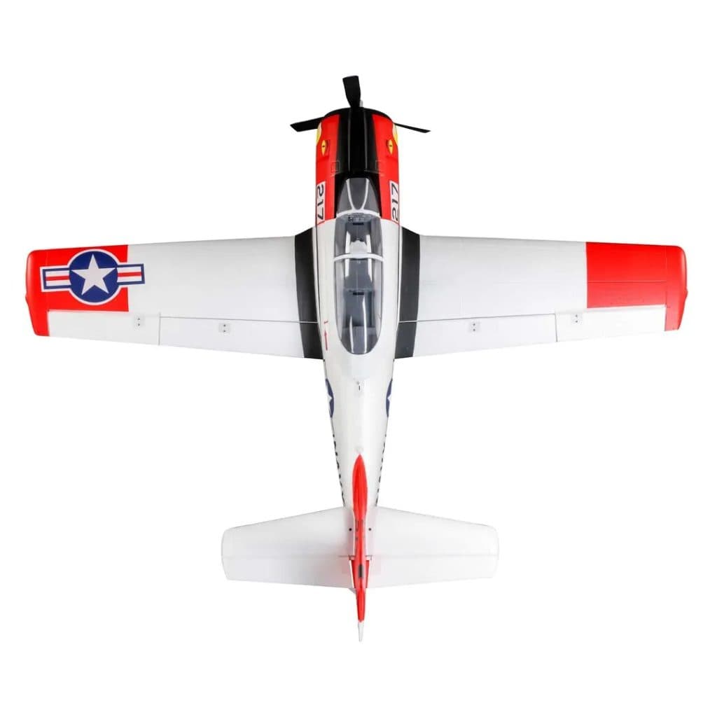 AVIÃO E-FLITE T-28 TROJAN 1.2M PNP con SMART EFL18375