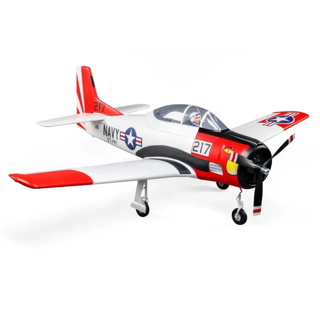 AVIÃO E-FLITE T-28 TROJAN 1.2M PNP con SMART EFL18375