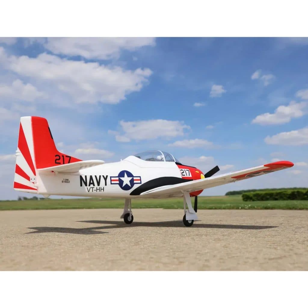 AVIÃO E-FLITE T-28 TROJAN 1.2M PNP con SMART EFL18375