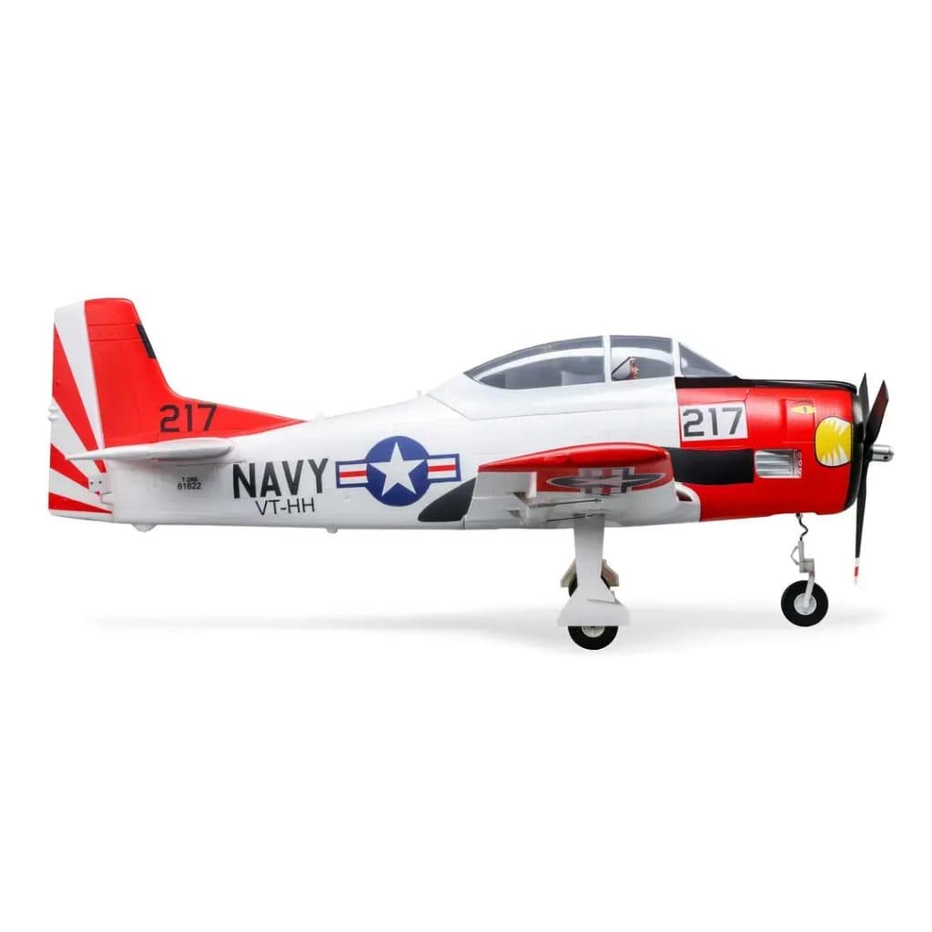 AVIÃO E-FLITE T-28 TROJAN 1.2M PNP con SMART EFL18375