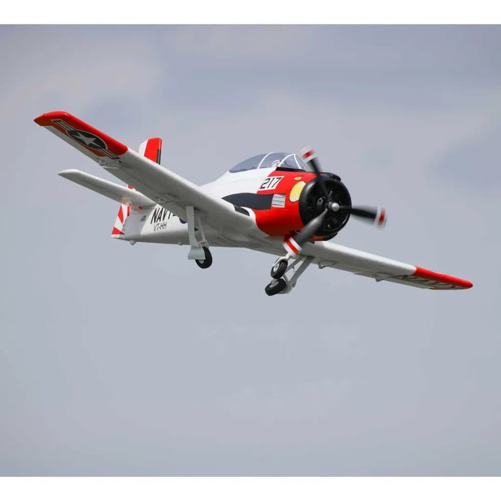 AVIÃO E-FLITE T-28 TROJAN 1.2M PNP con SMART EFL18375